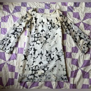 Vintage midmod a-line mini floral dress